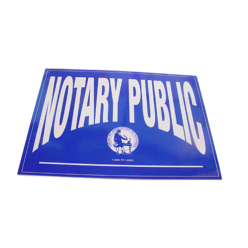 Oklahoma Notary Public Decals
